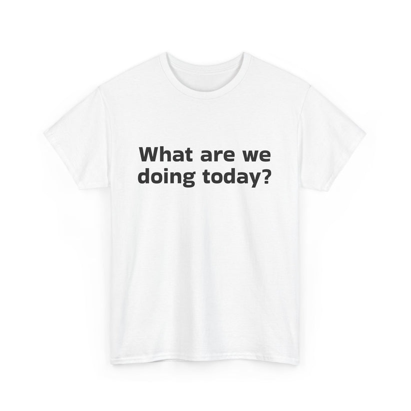 What are we doing today? T-Shirt